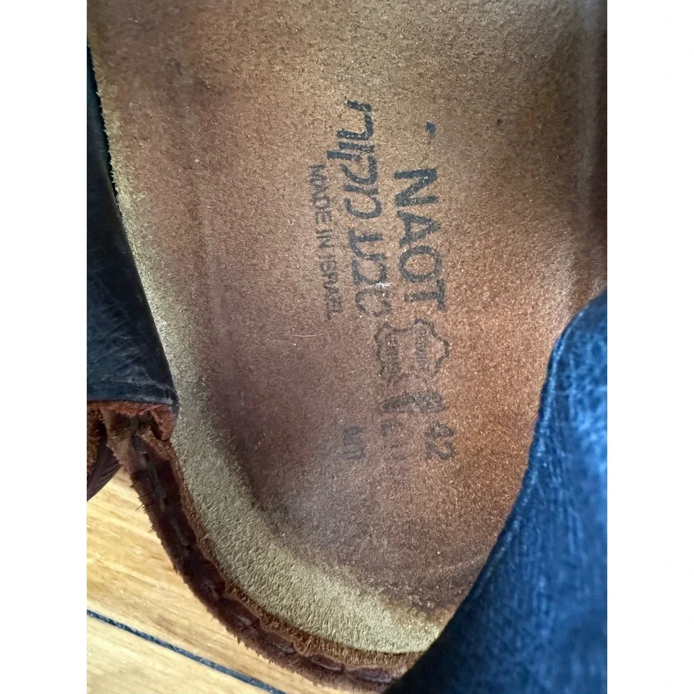 Naot Lappland mens scandinavian collection in buffalo leather sandals